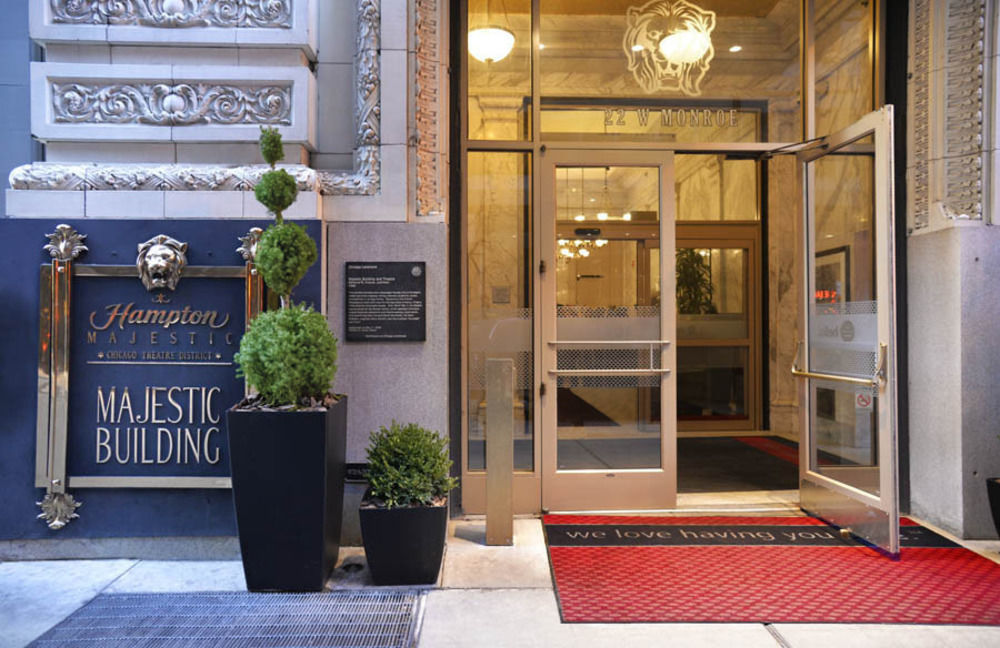 Hampton Inn Majestic Chicago Theatre District Zewnętrze zdjęcie